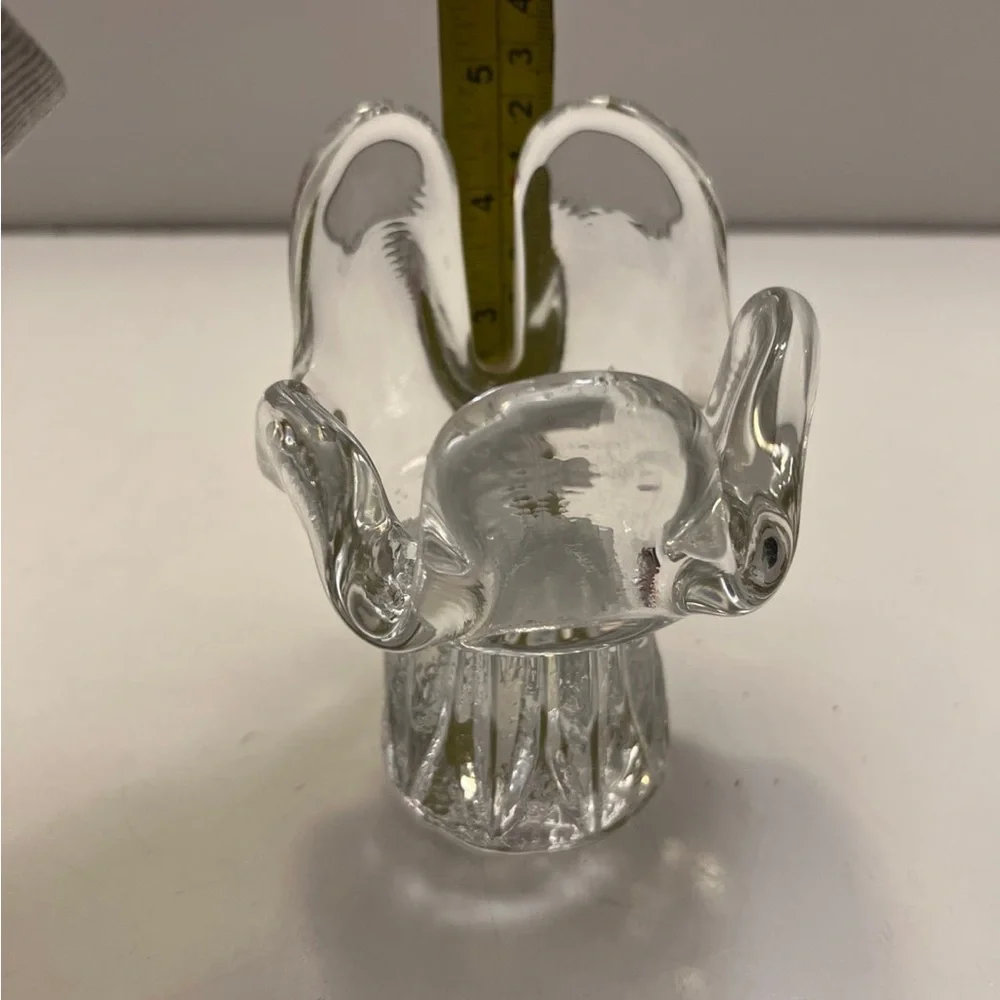 Swedish Sunflower Crystal Votive Holder